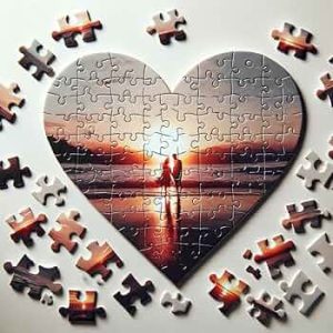 Heart Magnet Puzzle 3 in 1