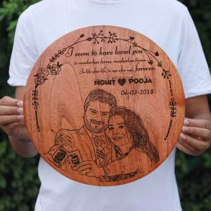 Love Forever Wood Cut