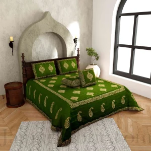Mahendi Dising Bed Sheet