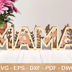 Mamma's Love Wood Cut