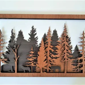 Double Layer Wood cut 01