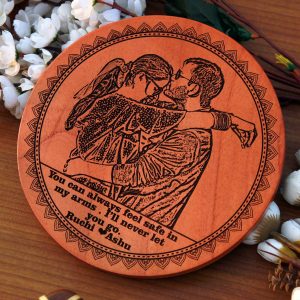 Made For each Other Wood Cut