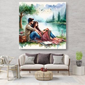 Romentic Couple  Canvas